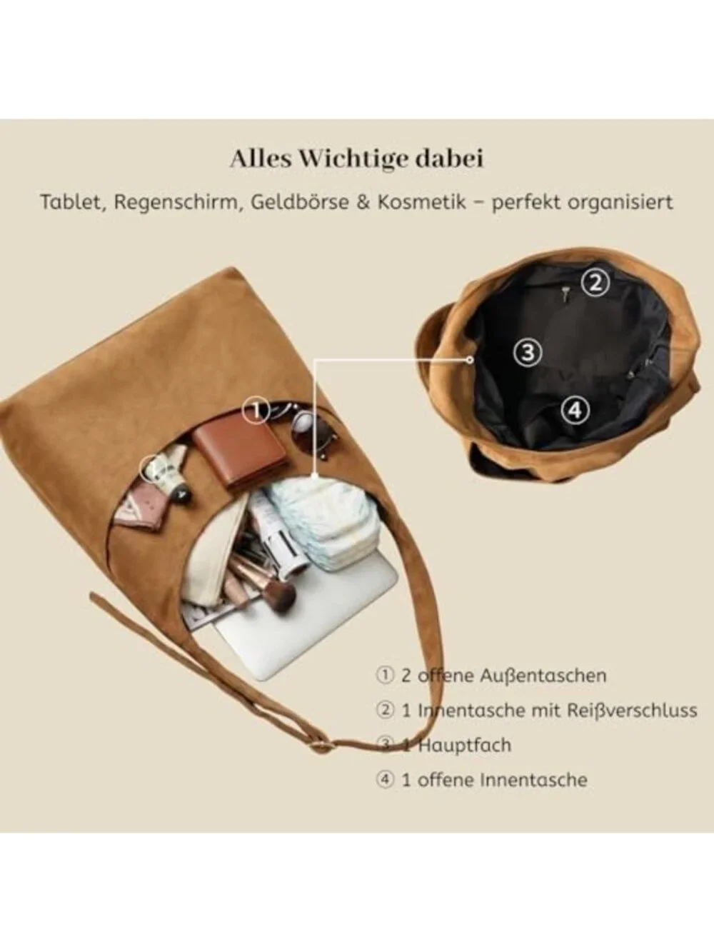 Large Slouchy Hobo Bag for Women | Stylish Shoulder Bag with Zipper Closure